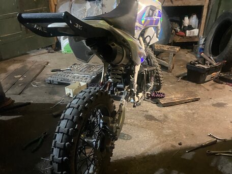 2025 Kayo Basic TT125, фиолетовый, 60000 рублей, вид 3