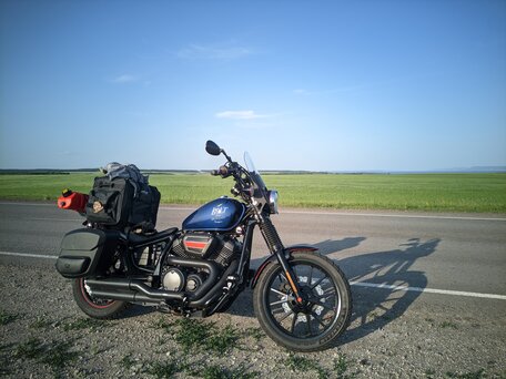 2016 Yamaha XV950 Bolt, синий, 750000 рублей, вид 2
