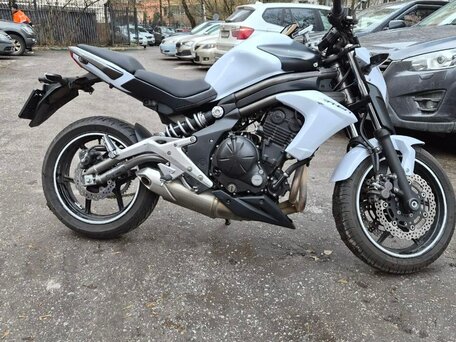 2012 Kawasaki ER-6N, белый, 480000 рублей, вид 2