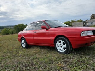 1991 Audi 80 IV (B3), красный, 395000 рублей, вид 4