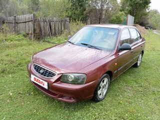 2006 Hyundai Accent ТагАЗ II, красный, 295000 рублей, вид 1