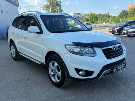2010 Hyundai Santa Fe II Рестайлинг, белый, 1290000 рублей, вид 4