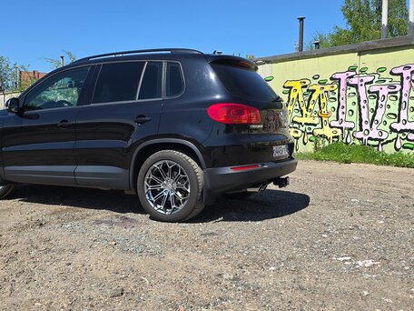 2012 Volkswagen Tiguan I Рестайлинг, чёрный, 1340000 рублей, вид 4