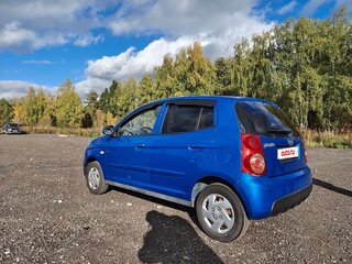 2009 Kia Picanto I Рестайлинг, синий, 585000 рублей, вид 4