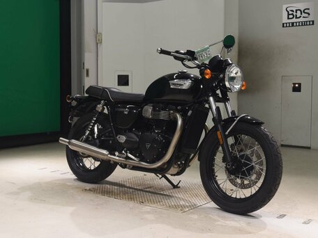 2023 Triumph Bonneville T100, чёрный, 892000 рублей, вид 3