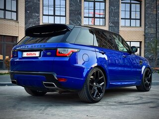 2018 Land Rover Range Rover Sport II Рестайлинг, синий, 5900000 рублей, вид 4