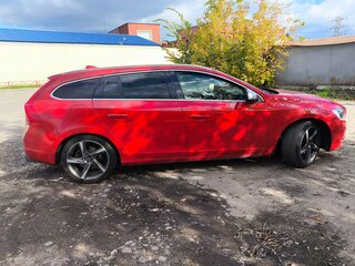 2014 Volvo V60 I Рестайлинг, красный, 1200000 рублей, вид 5