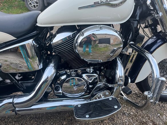 1999 Honda Shadow 400, бежевый, 325000 рублей - вид 1