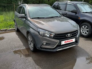 2021 Lada (ВАЗ) Vesta SW I, серый, 1050000 рублей, вид 2