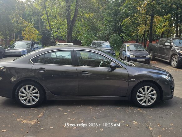 2011 Mazda 6 II (GH) Рестайлинг, серый, 1400000 рублей - вид 4