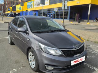 2016 Kia Rio III Рестайлинг, серый, 739000 рублей, вид 3