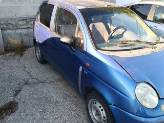 2002 Daewoo Matiz I Рестайлинг, синий, 100000 рублей, вид 2