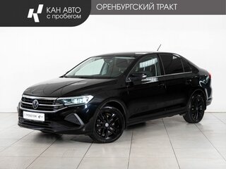 2022 Volkswagen Polo VI, чёрный, 1628000 рублей, вид 1