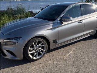 2022 Genesis G70 I Рестайлинг, серый, 4200000 рублей, вид 2