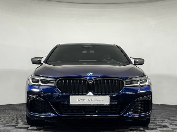 2021 BMW 5 серии 530d xDrive VII (G30/G31/G38) Рестайлинг, синий, 5348000 рублей - вид 2