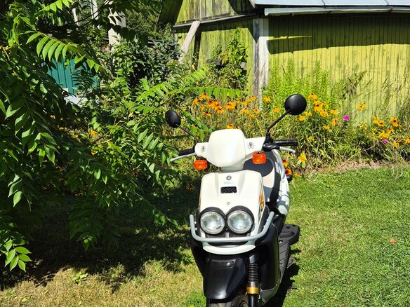 2012 Yamaha BWs, белый, 310000 рублей - вид 1