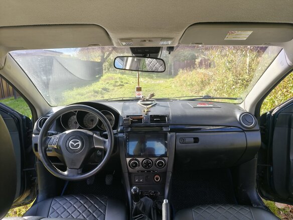 2007 Mazda 3 I (BK) Рестайлинг, синий, 260000 рублей - вид 9