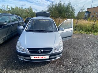 2010 Hyundai Getz I Рестайлинг, серебристый, 650000 рублей, вид 2