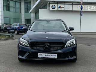 2021 Mercedes-Benz C-Класс 300 IV (W205) Рестайлинг, синий, 3540000 рублей, вид 2