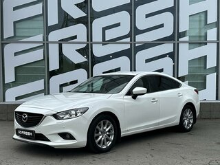 2017 Mazda 6 III (GJ) Рестайлинг, белый, 1875000 рублей, вид 2