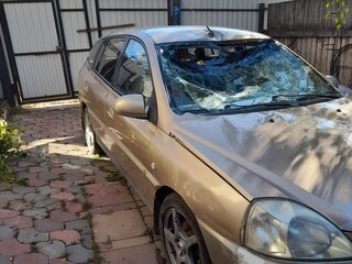 2005 Kia Rio I Рестайлинг, бежевый, 100000 рублей, вид 4