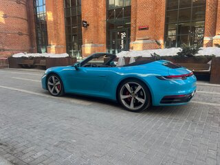 2019 Porsche 911 Carrera 4S VIII (992), голубой, 10000000 рублей, вид 3