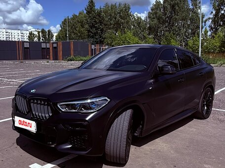 2022 BMW X6 40i III (G06), синий, 10000000 рублей, вид 2