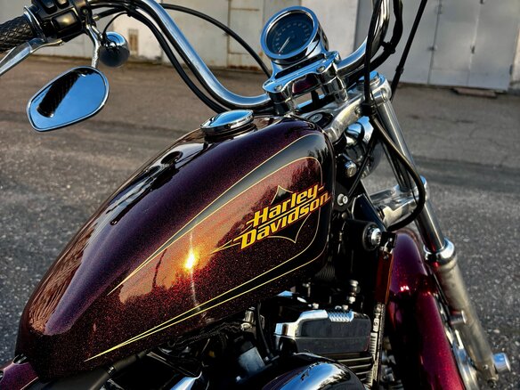 2012 Harley-Davidson Sportster 1200, красный, 660000 рублей - вид 5