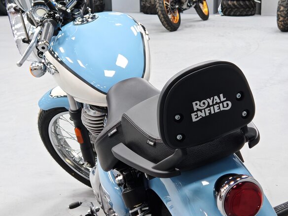 2025 Royal Enfield Meteor, голубой - вид 12