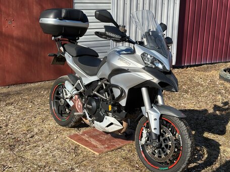2013 Ducati Multistrada 1200, серебристый, 700000 рублей, вид 2
