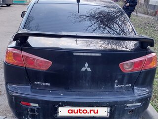 2008 Mitsubishi Lancer X, чёрный, 650000 рублей, вид 2