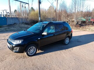 2014 Lada (ВАЗ) Kalina II, чёрный, 425000 рублей, вид 2