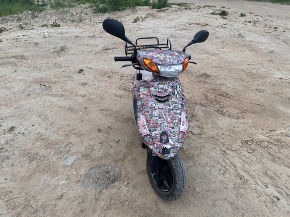 1995 Yamaha Jog, чёрный, 38000 рублей