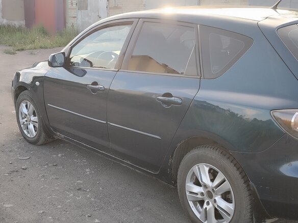 2007 Mazda 3 I (BK) Рестайлинг, синий, 500000 рублей