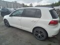 2010 Volkswagen Golf VI, белый - вид 4