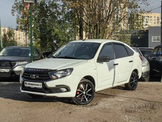 2021 Lada (ВАЗ) Granta I Рестайлинг, белый, 649000 рублей, вид 1