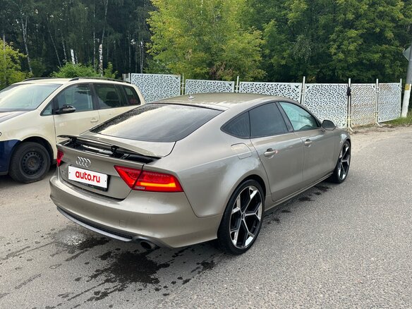 2013 Audi A7 S-tronic I (4G), бежевый, 2350000 рублей - вид 12