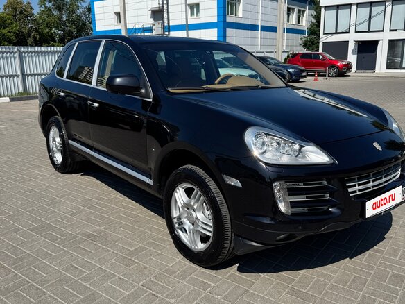 2009 Porsche Cayenne S I Рестайлинг (957), чёрный - вид 2