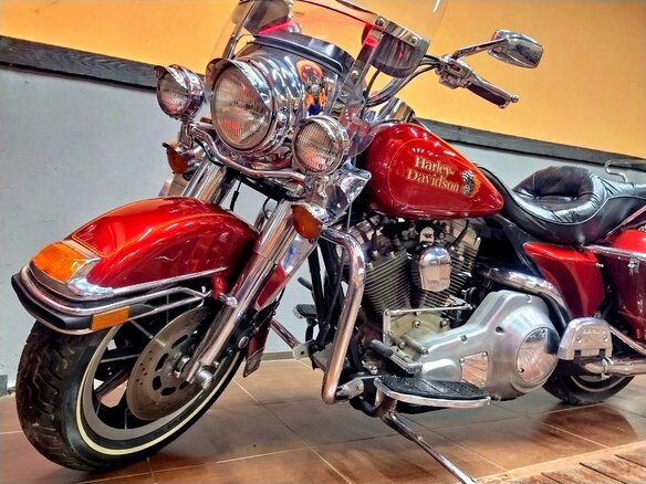 1991 Harley-Davidson Electra Glide, красный, 1200000 рублей - вид 10