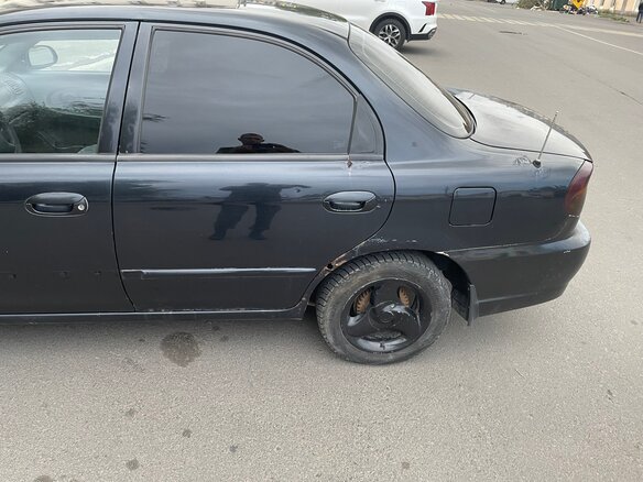 2006 Kia Spectra I Рестайлинг 2, чёрный - вид 3