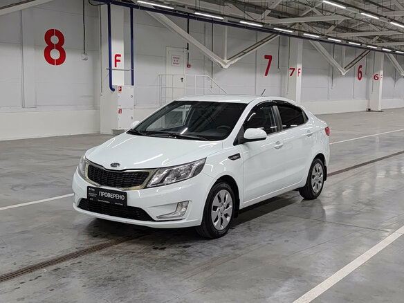 2012 Kia Rio 5-speed III, белый