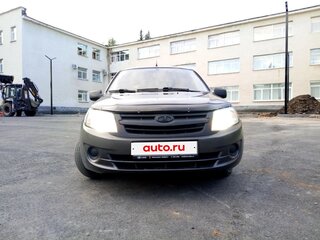 2013 Lada (ВАЗ) Granta I, серебристый, 310000 рублей, вид 2