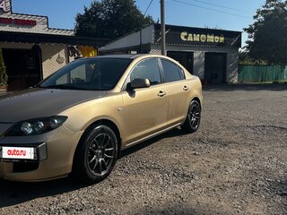 2008 Mazda 3 I (BK) Рестайлинг, золотистый, 520000 рублей, вид 2
