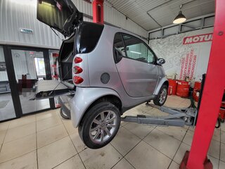 2005 Smart Fortwo I Рестайлинг, серебристый, 470000 рублей, вид 2