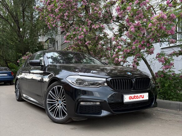 2018 BMW 5 серии 530i xDrive VII (G30/G31/G38), чёрный - вид 3