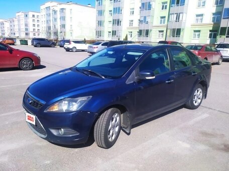 2010 Ford Focus II Рестайлинг, синий, 530000 рублей, вид 5