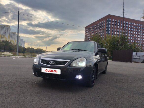 2010 Lada (ВАЗ) Priora I, чёрный, 350000 рублей - вид 7
