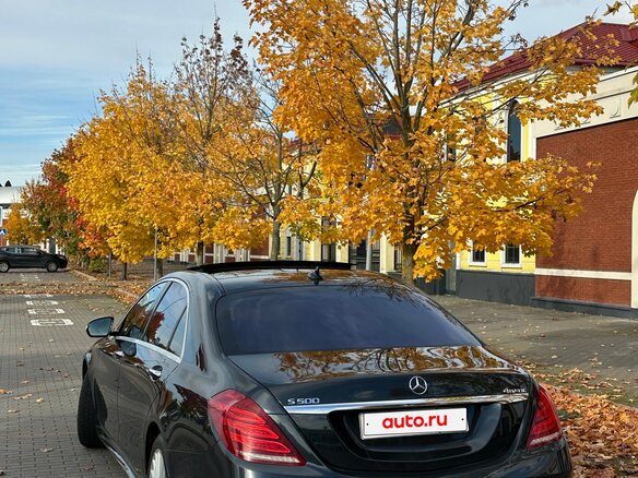 2015 Mercedes-Benz S-Класс 500 Long VI (W222, C217), чёрный, 2700000 рублей - вид 9