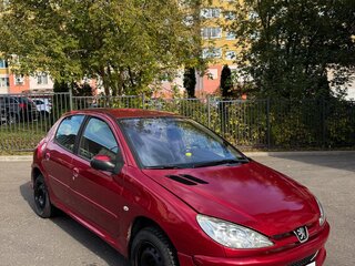 2007 Peugeot 206, красный, 240000 рублей, вид 3