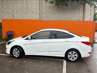 2016 Hyundai Solaris I Рестайлинг, белый, 730000 рублей, вид 5